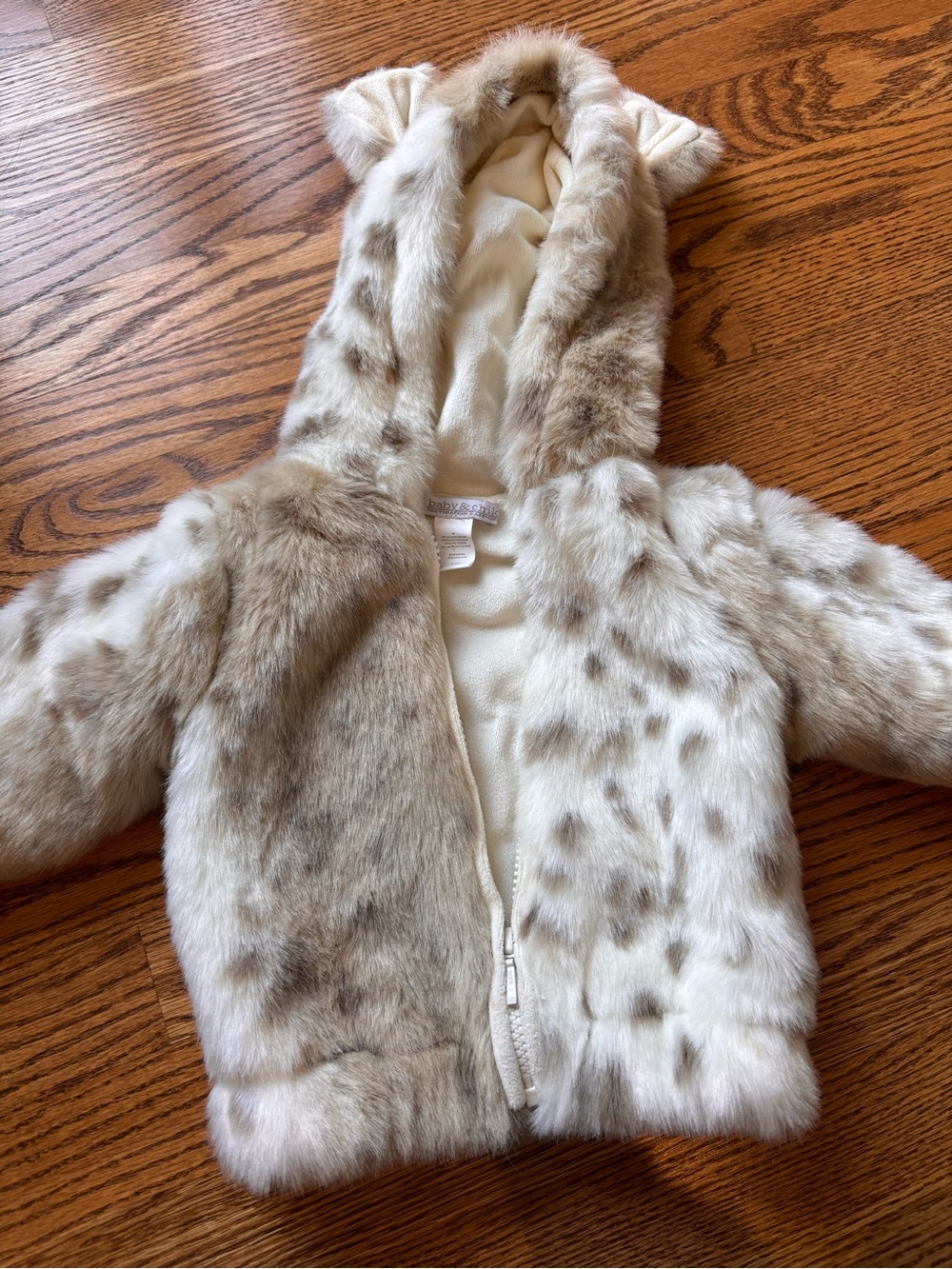 Restoration Hardware Baby & Child Luxe Faux Fur Hooded Jacket